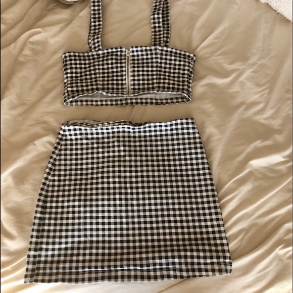 Forever 21 Gingham Set - Picture 1 of 2